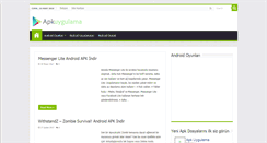 Desktop Screenshot of apkuygulama.com