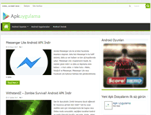 Tablet Screenshot of apkuygulama.com